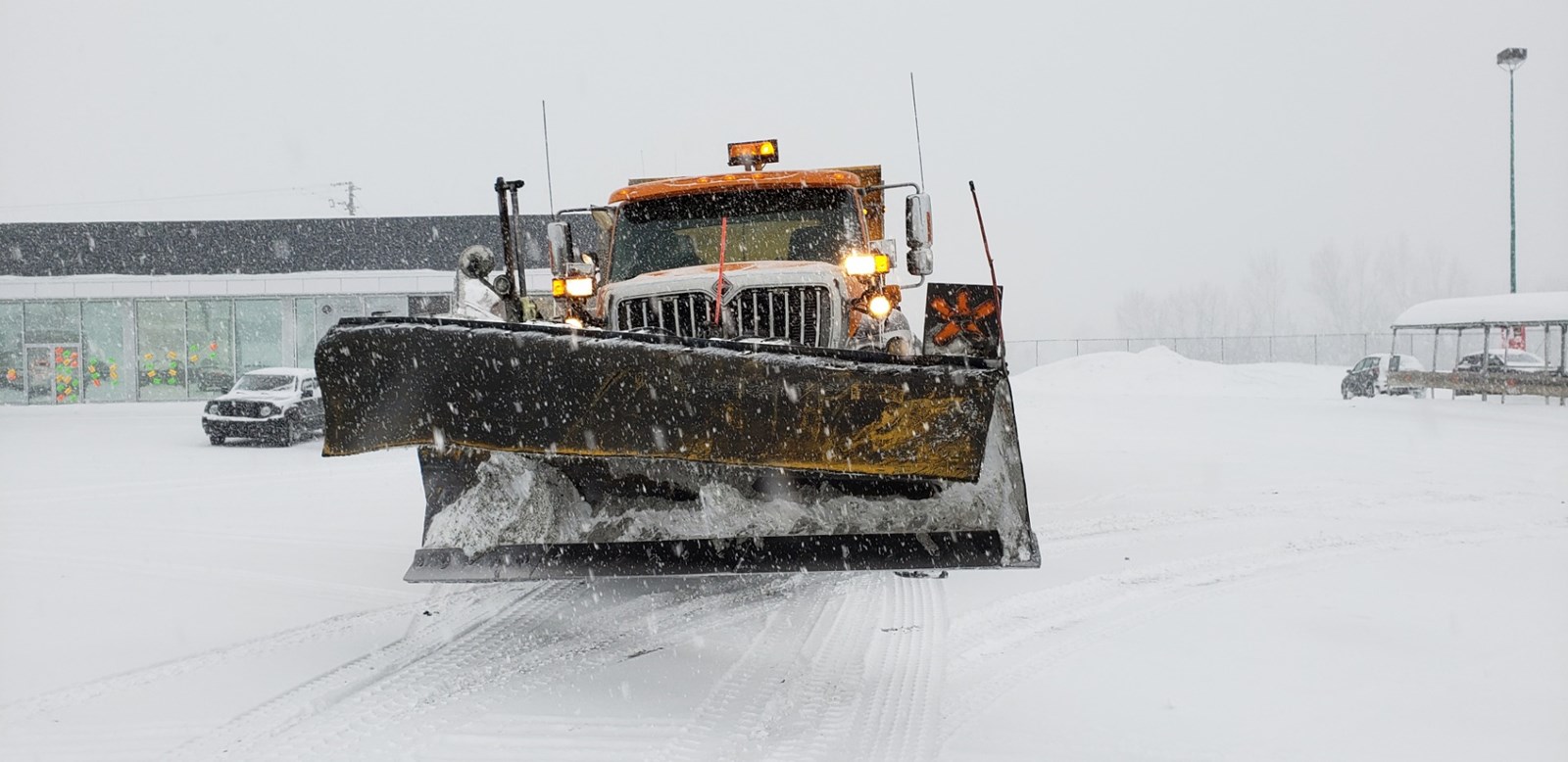 Résumé des conditions routières en Beauce