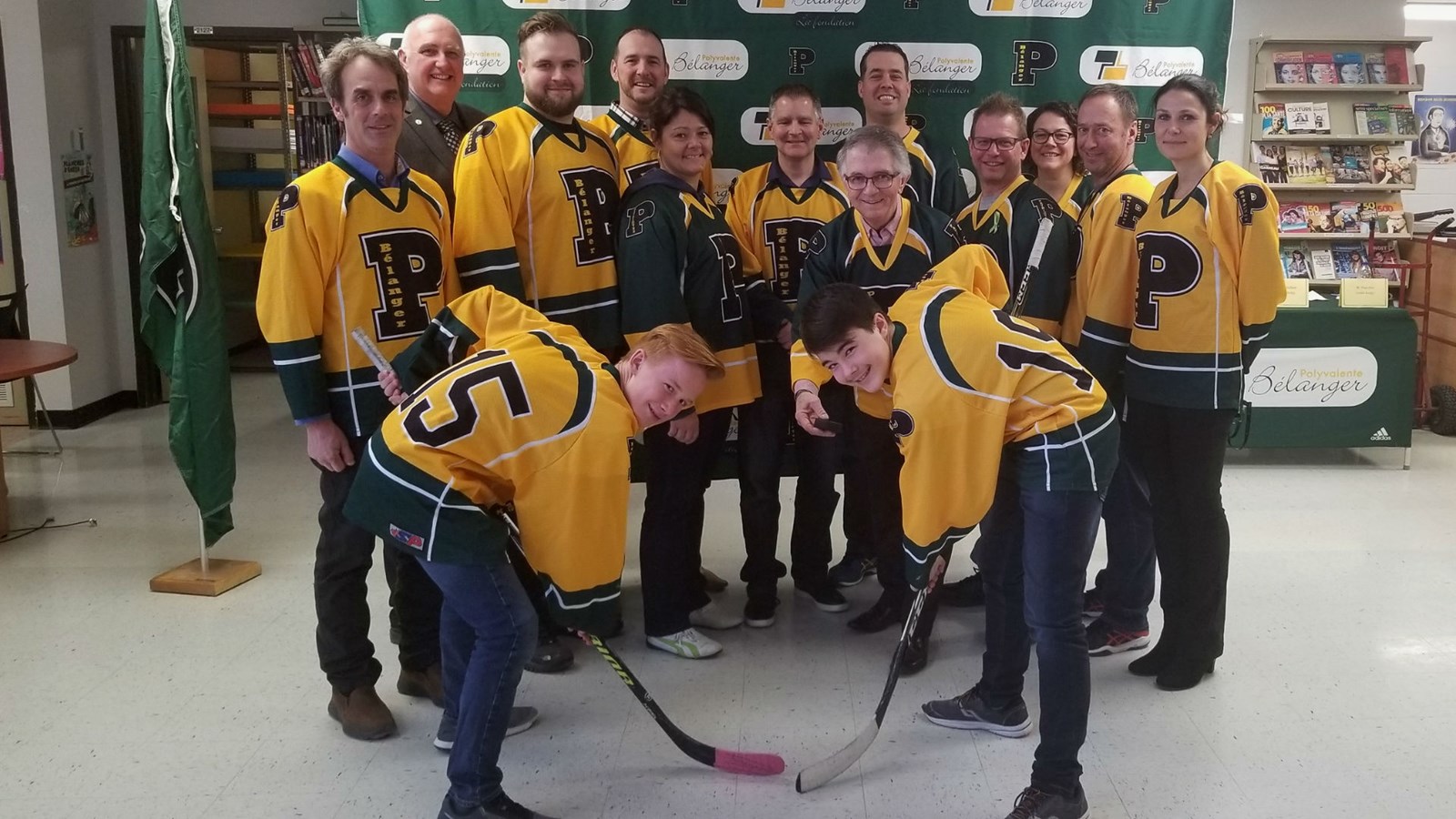 Un programme de hockey à la polyvalente Bélanger 