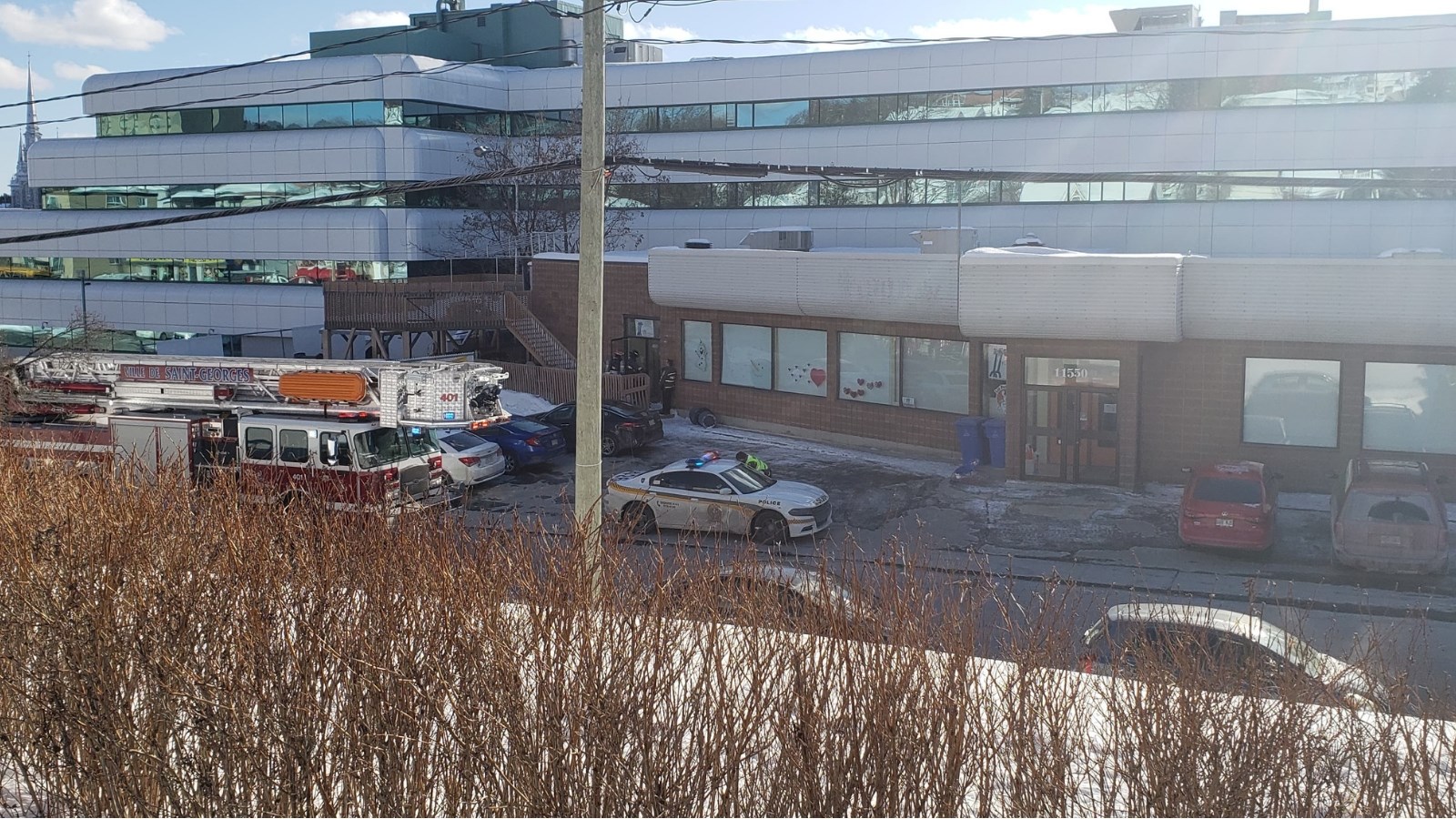 Intervention des pompiers dans une garderie de la 2e Avenue