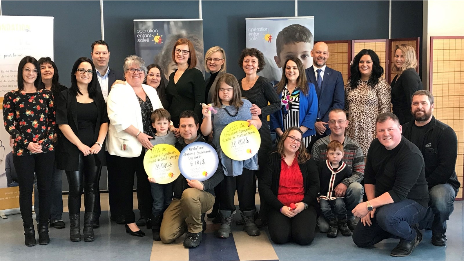 Opération Enfant Soleil : 50 101 $ remis pour les enfants de Chaudière-Appalaches