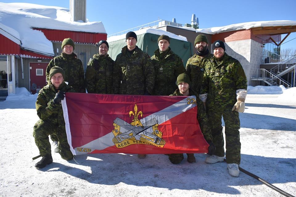 9 militaires du Régiment de la Chaudière ont participé au Défi Iceman 2019