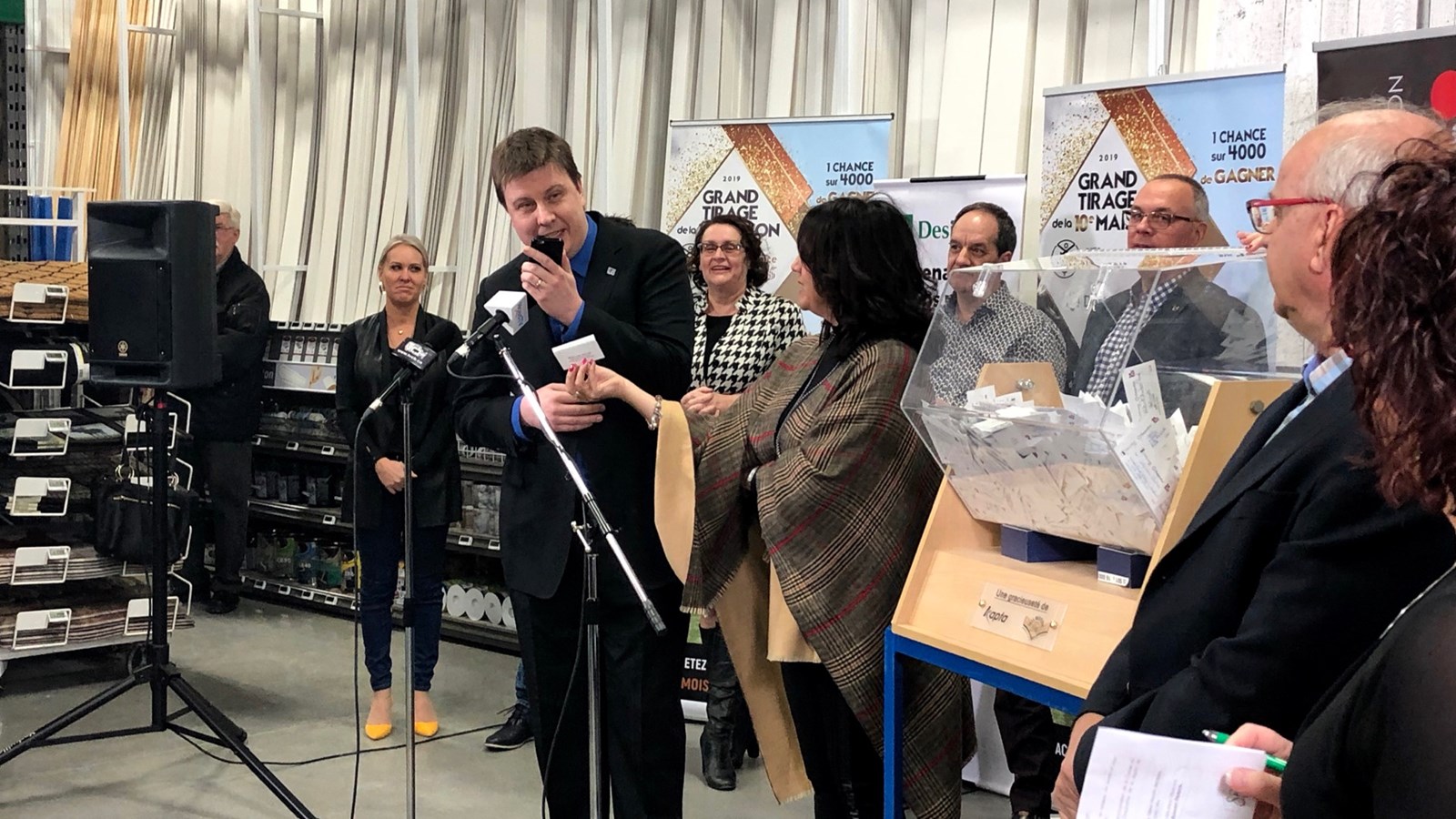 Sylvie Goulet est l'heureuse gagnante de la Maison Moisson Beauce