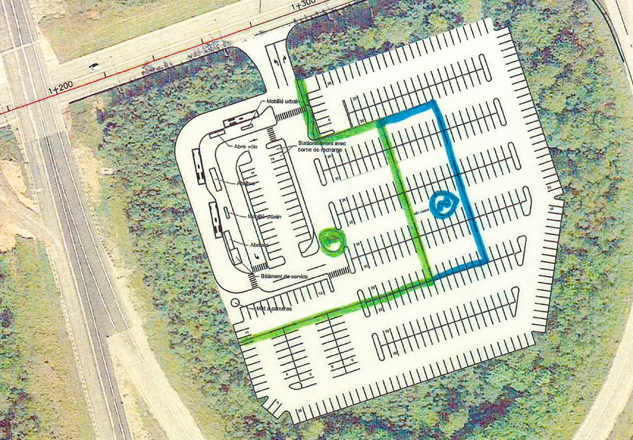 MRC de la Nouvelle-Beauce : une demande d’aide financière pour un stationnement incitatif et un terminus léger 