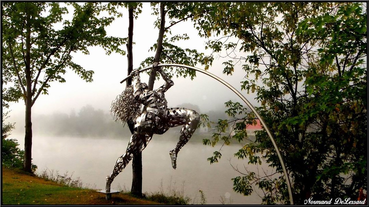 Normand DeLessard présente un matin brumeux sur St-Georges de Beauce