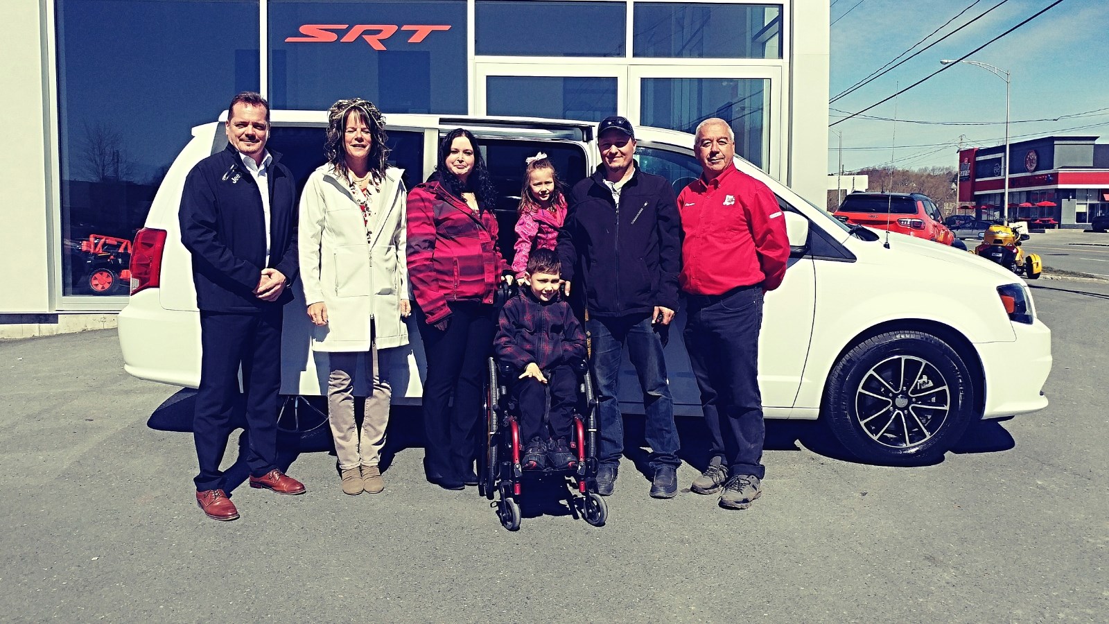 Une voiture adaptée pour la famille de Brian Langlois