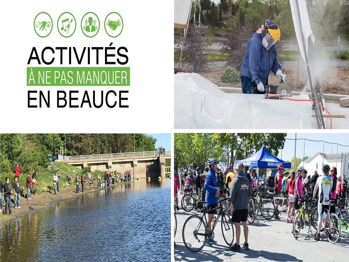 Activités à ne pas manquer en Beauce du 7 au 9 juin