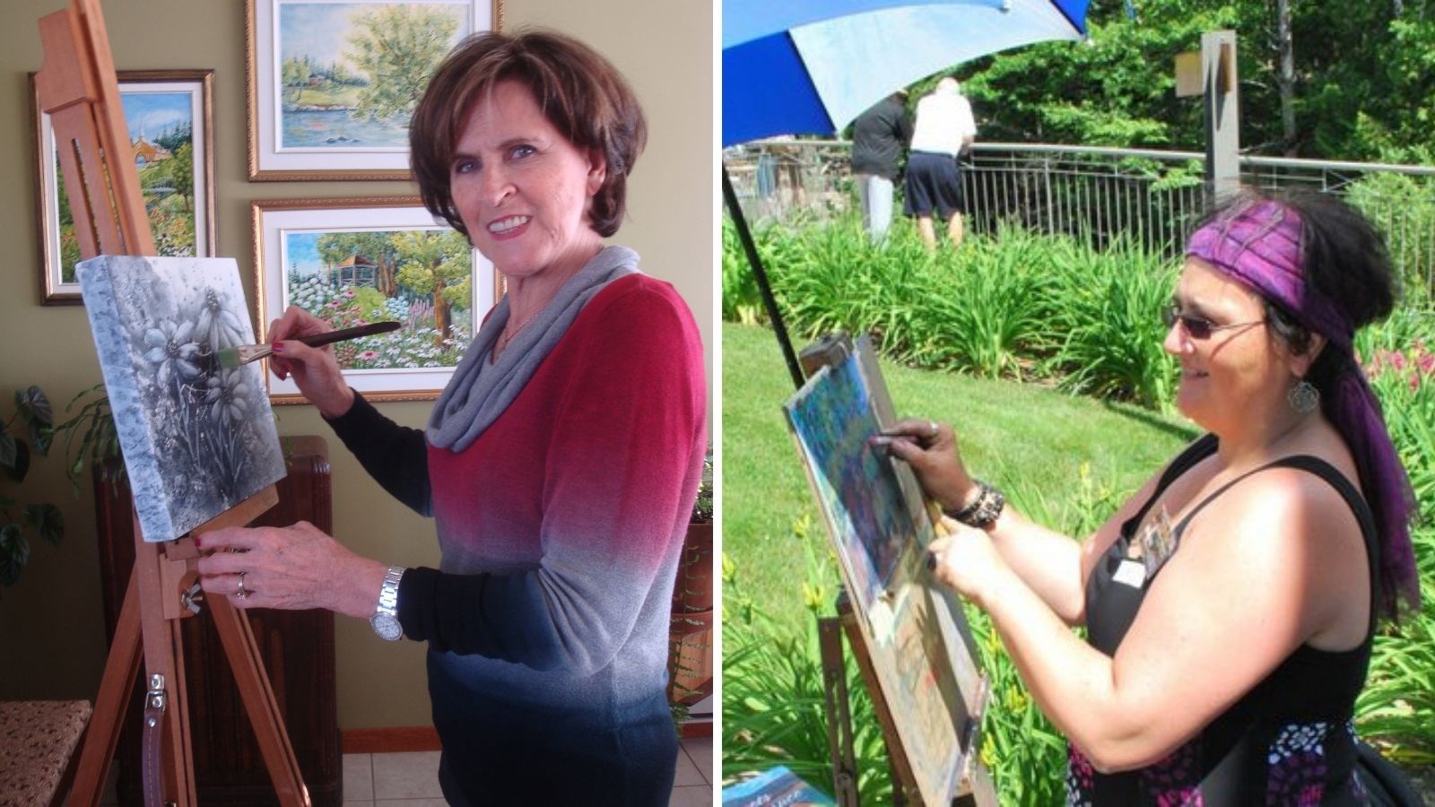 Deux artistes de la Beauce participeront à la 25e édition du Symposium de peinture Natur’Art