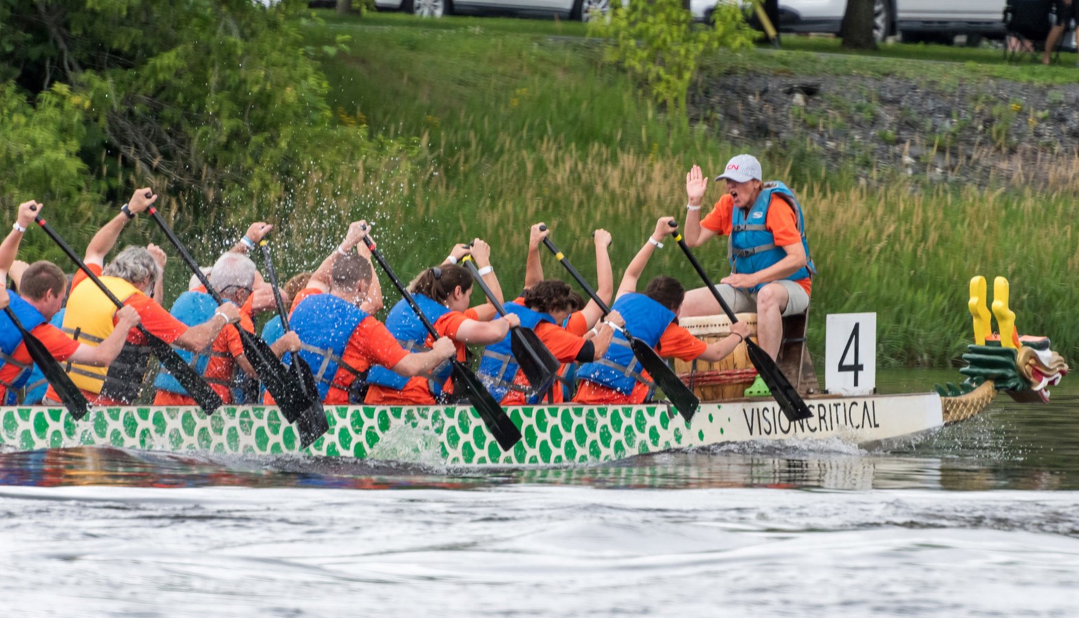 Près de 800 rameurs ce samedi pour la course de bateaux-dragons à St-Georges