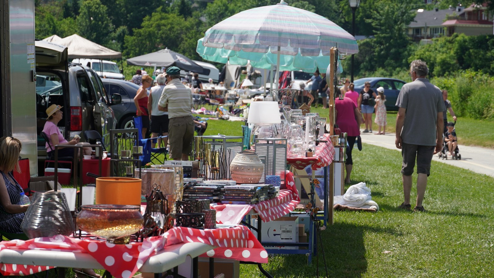 Pascal Goyette présente le Grand marché sur l'île Ronde à Beauceville