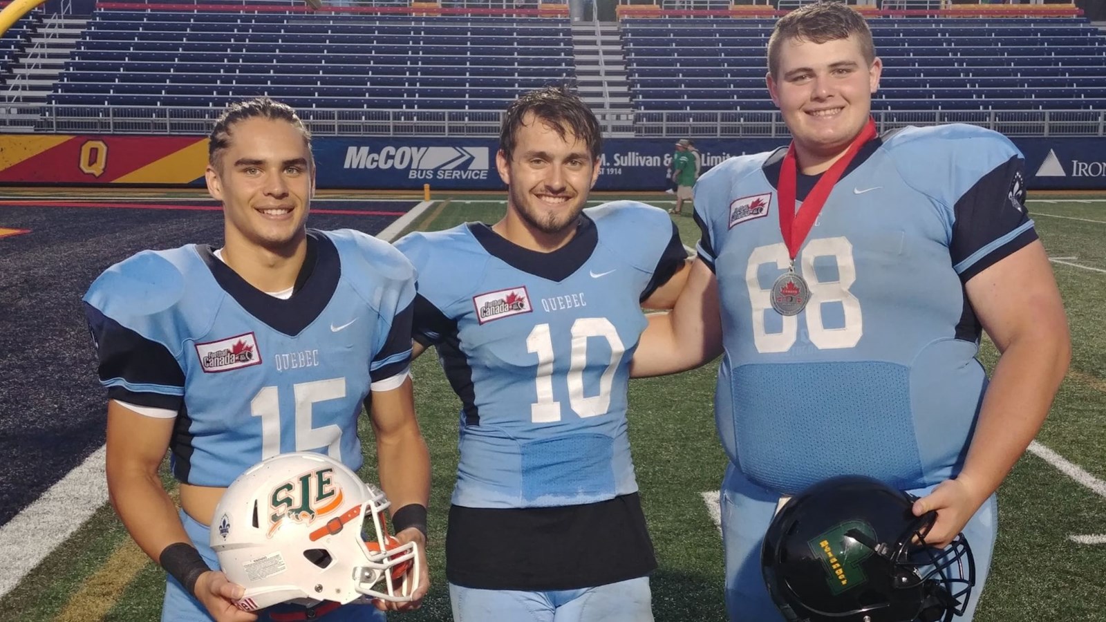 Trois footballeurs beaucerons ont participé au championnat canadien de football