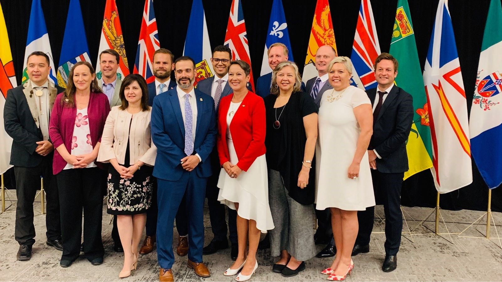 Samuel Poulin à la 108e rencontre du Conseil des ministres de l’Éducation du Canada