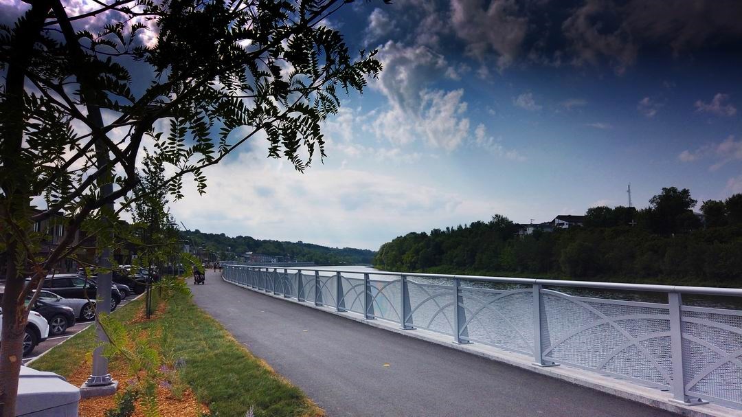 Normand DeLessard présente la promenade Redmond de St-Georges de Beauce