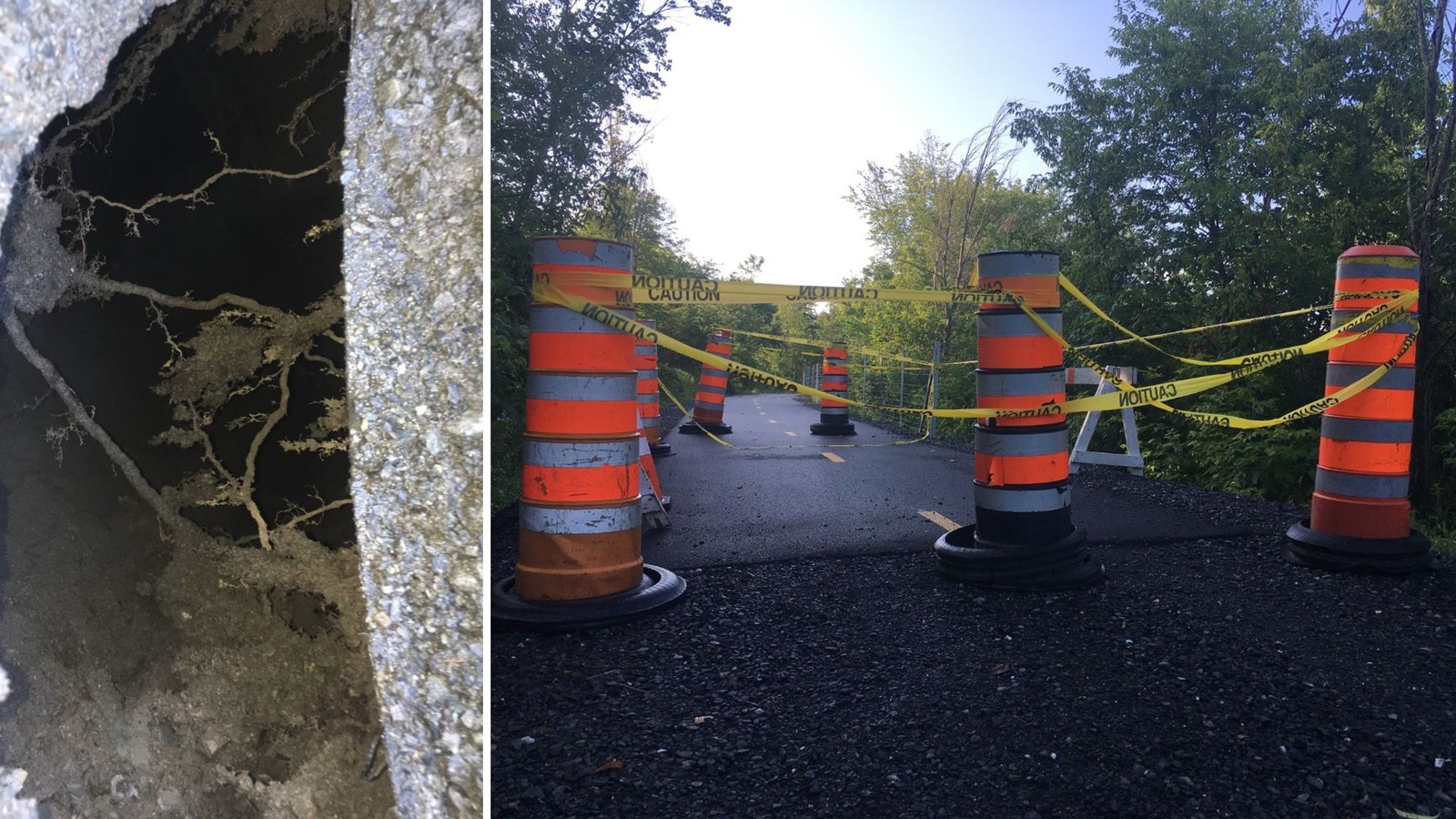 Fermeture pour un temps indéterminé de la piste cyclable à Beauceville