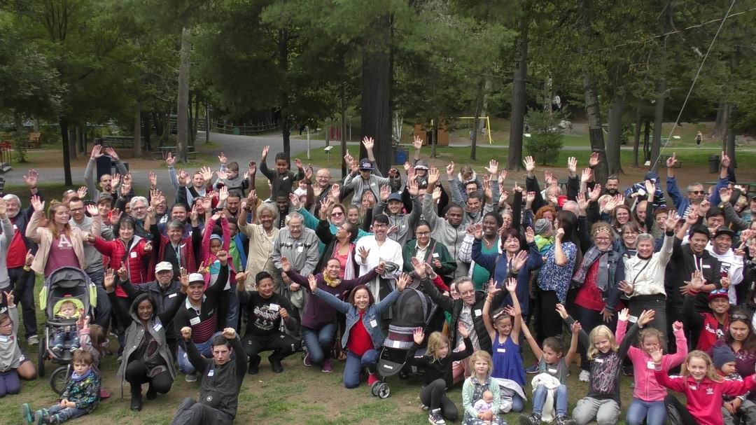 Normand DeLessard présente le pique-nique interculturel du comité ABNA