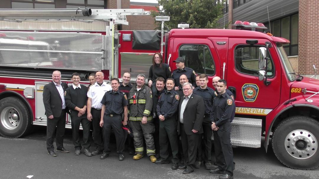 Normand DeLessard présente la journée Sensibilisation et intervention des services d'urgence de Beauceville