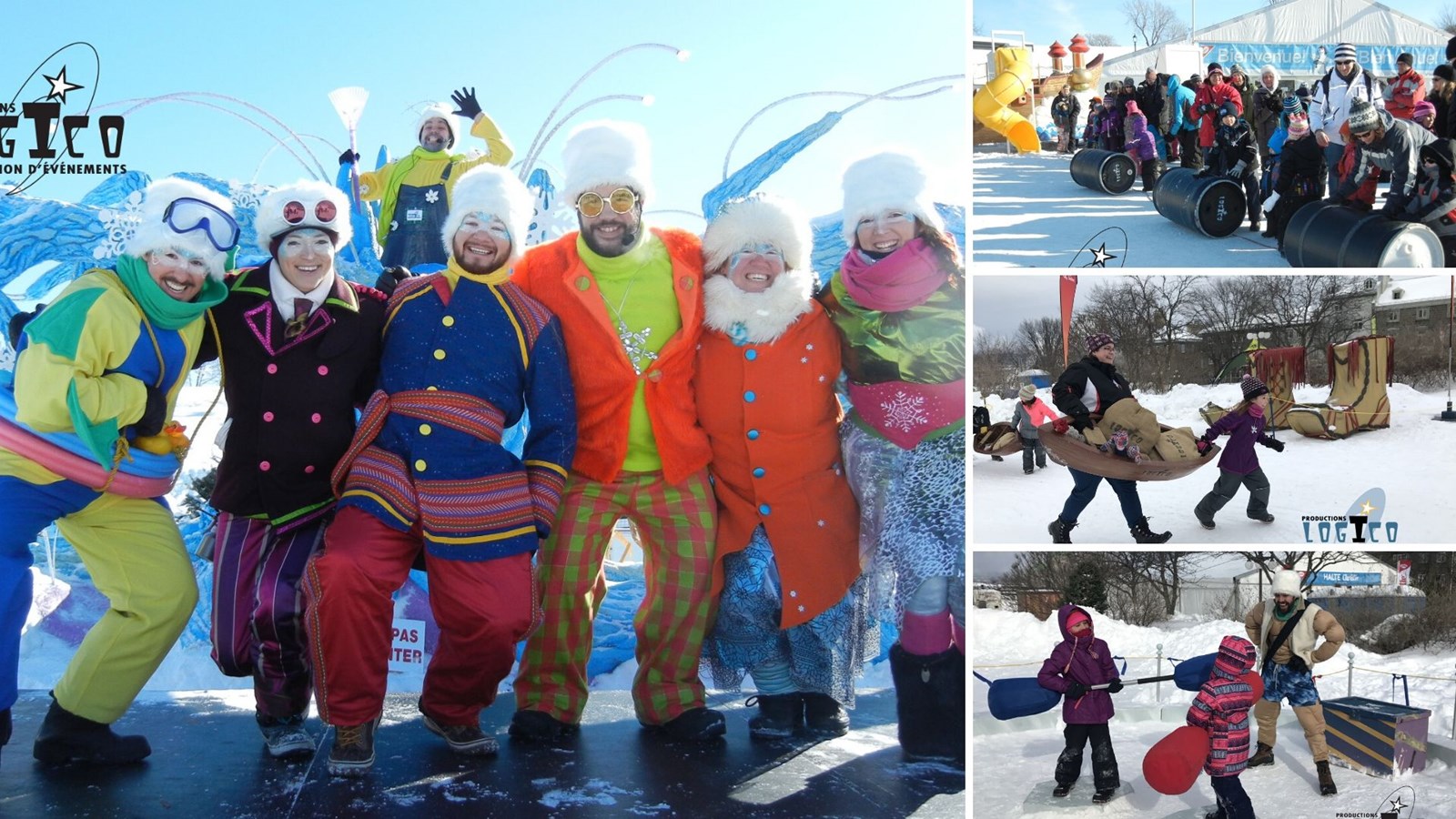 Fête des neiges familiale avec les Floconneux