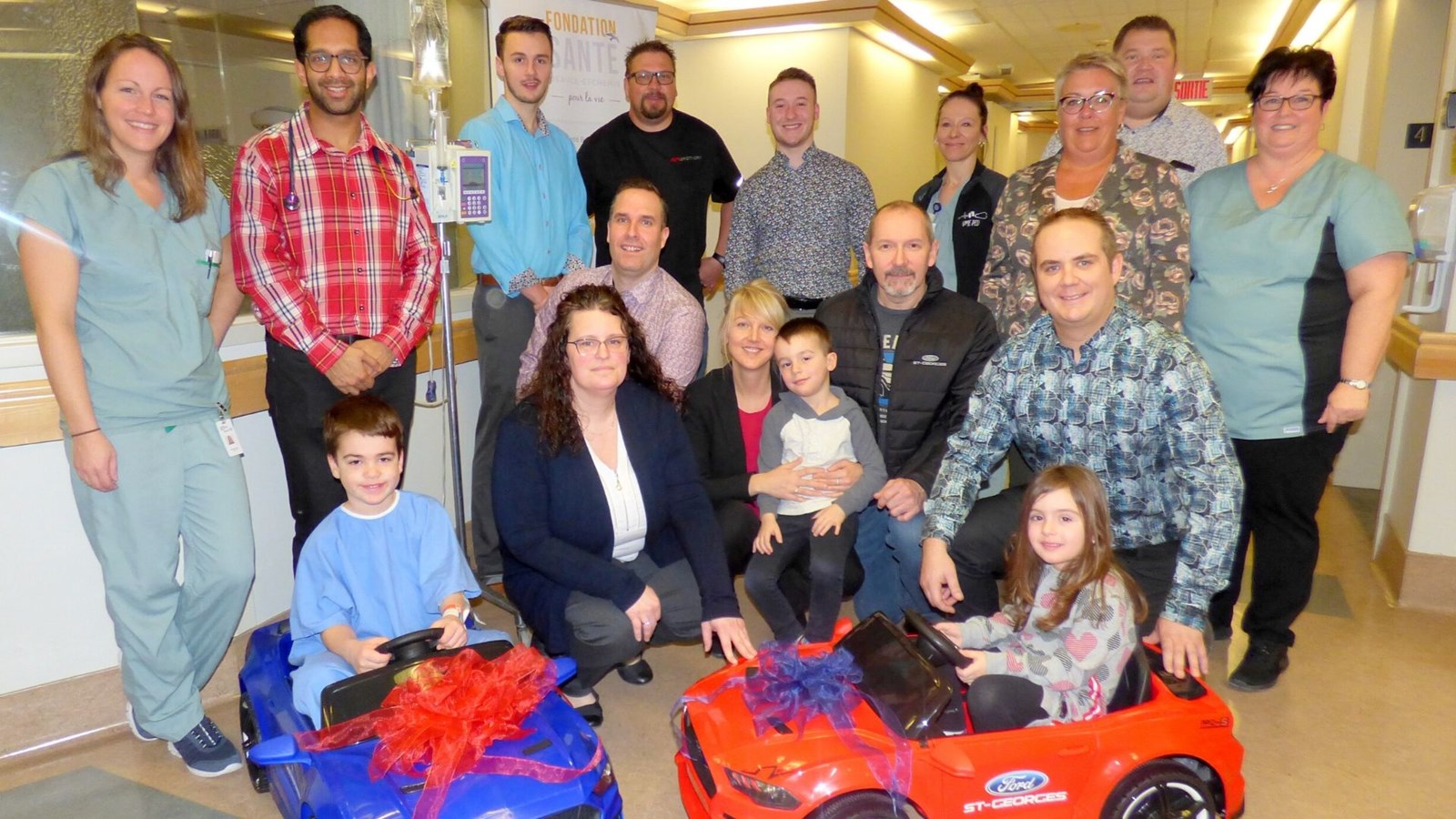 Des voiturettes pour distraire  les jeunes malades en pédiatrie 