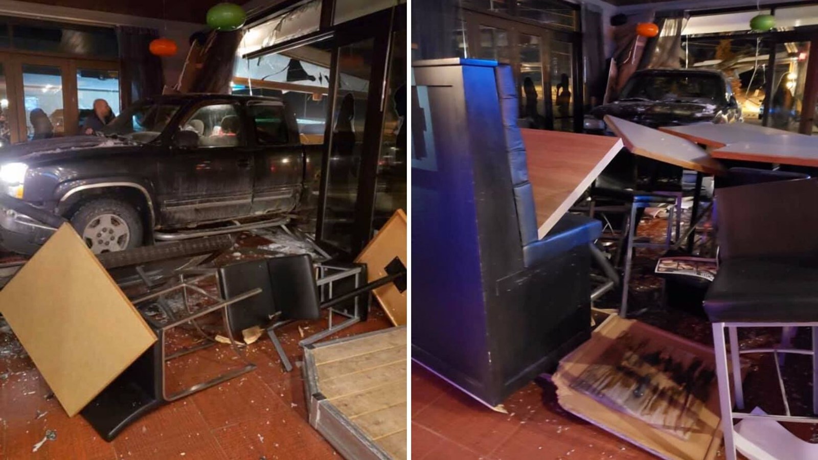 Une voiture a foncé dans le restaurant Le Journel à Saint-Joseph