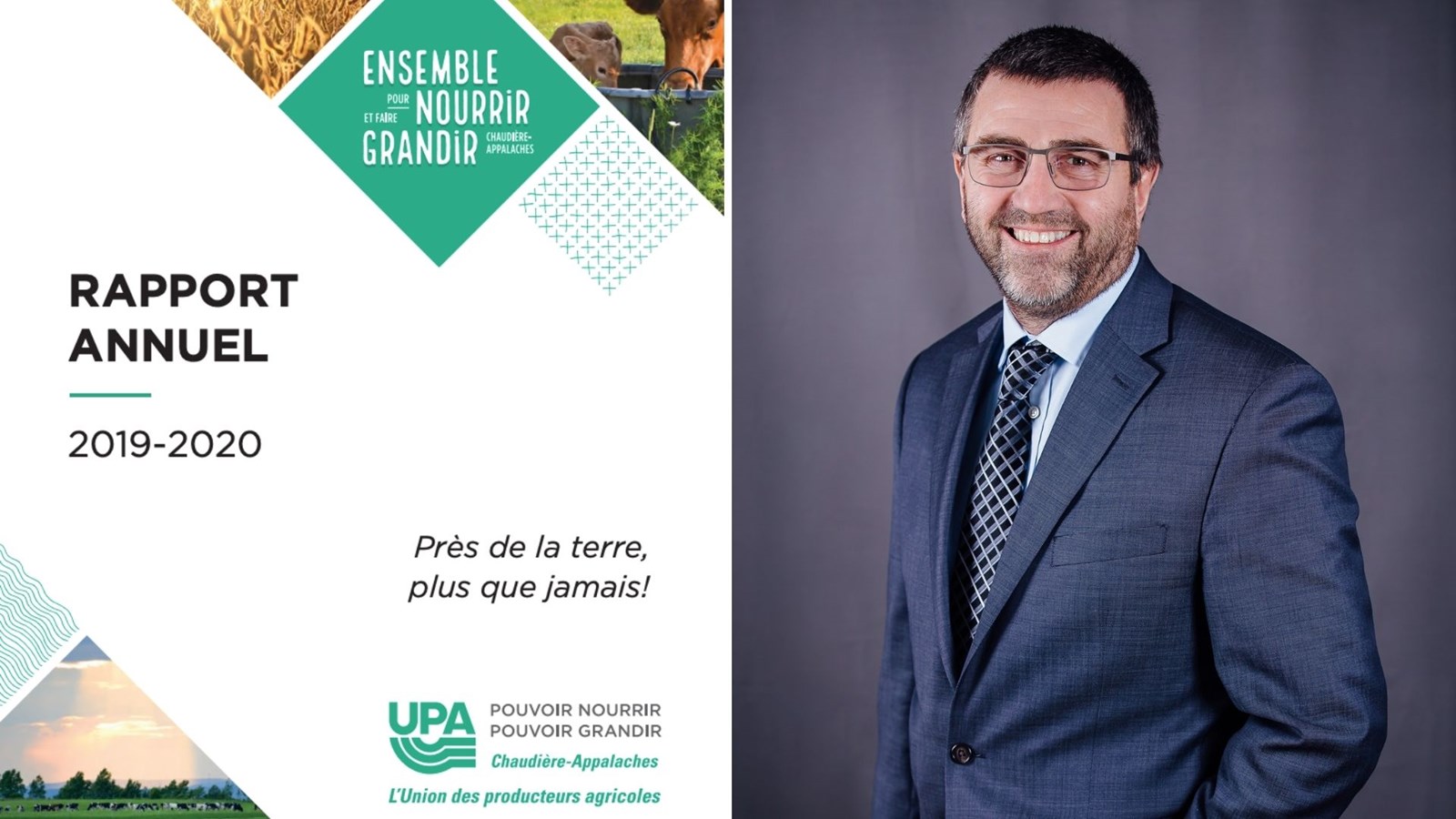 AGA de l'UPA Chaudière-Appalaches: un entretien vidéo avec le président James Allen