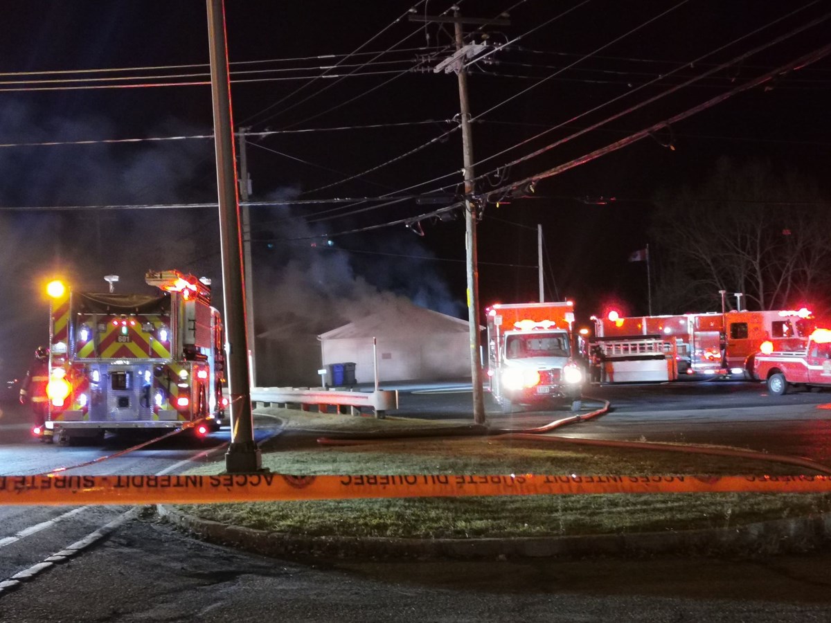 Feu de résidence à Saint-Georges