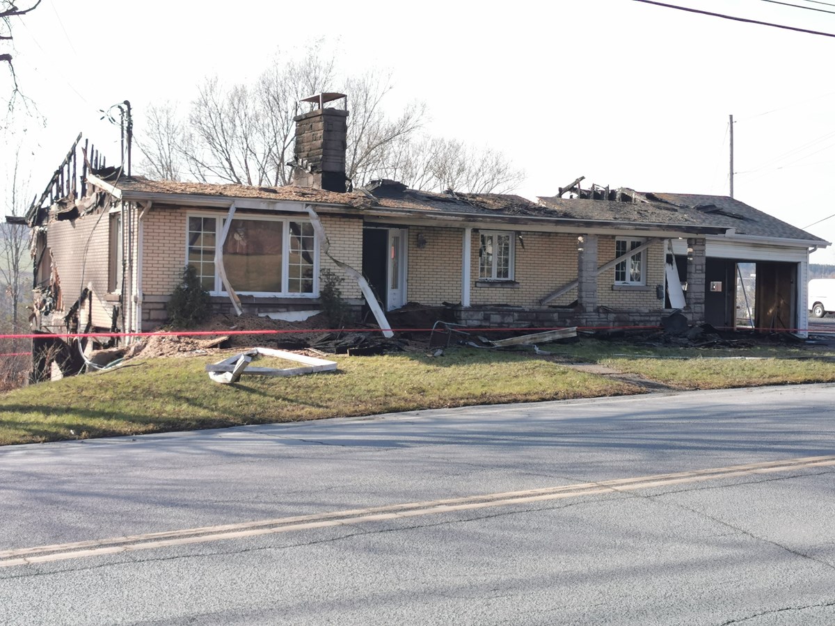 Incendie à Saint-Georges: la maison est une perte totale