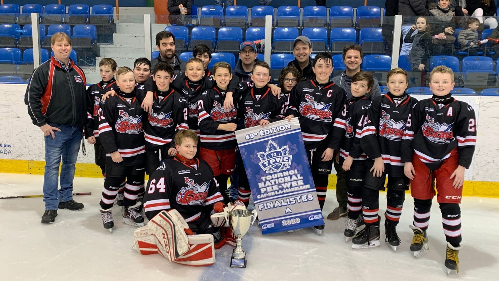 Le Garaga Pee-Wee A finaliste au tournoi de Cap-de-la-Madeleine