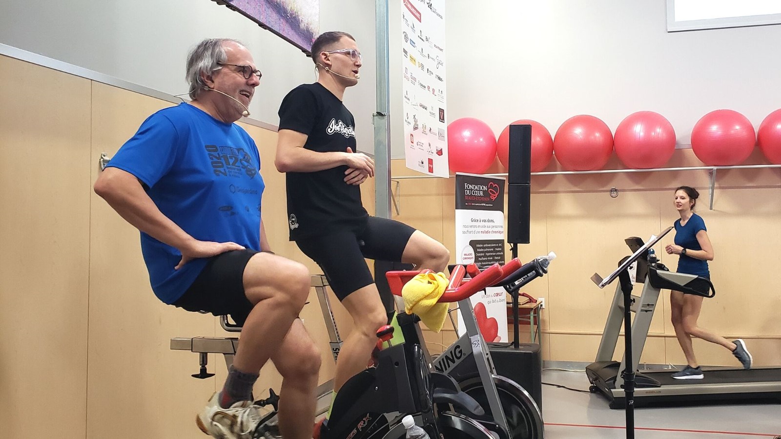 Le maire de Saint-Georges et Simon LeBlanc animent le 7e Cardio-thon