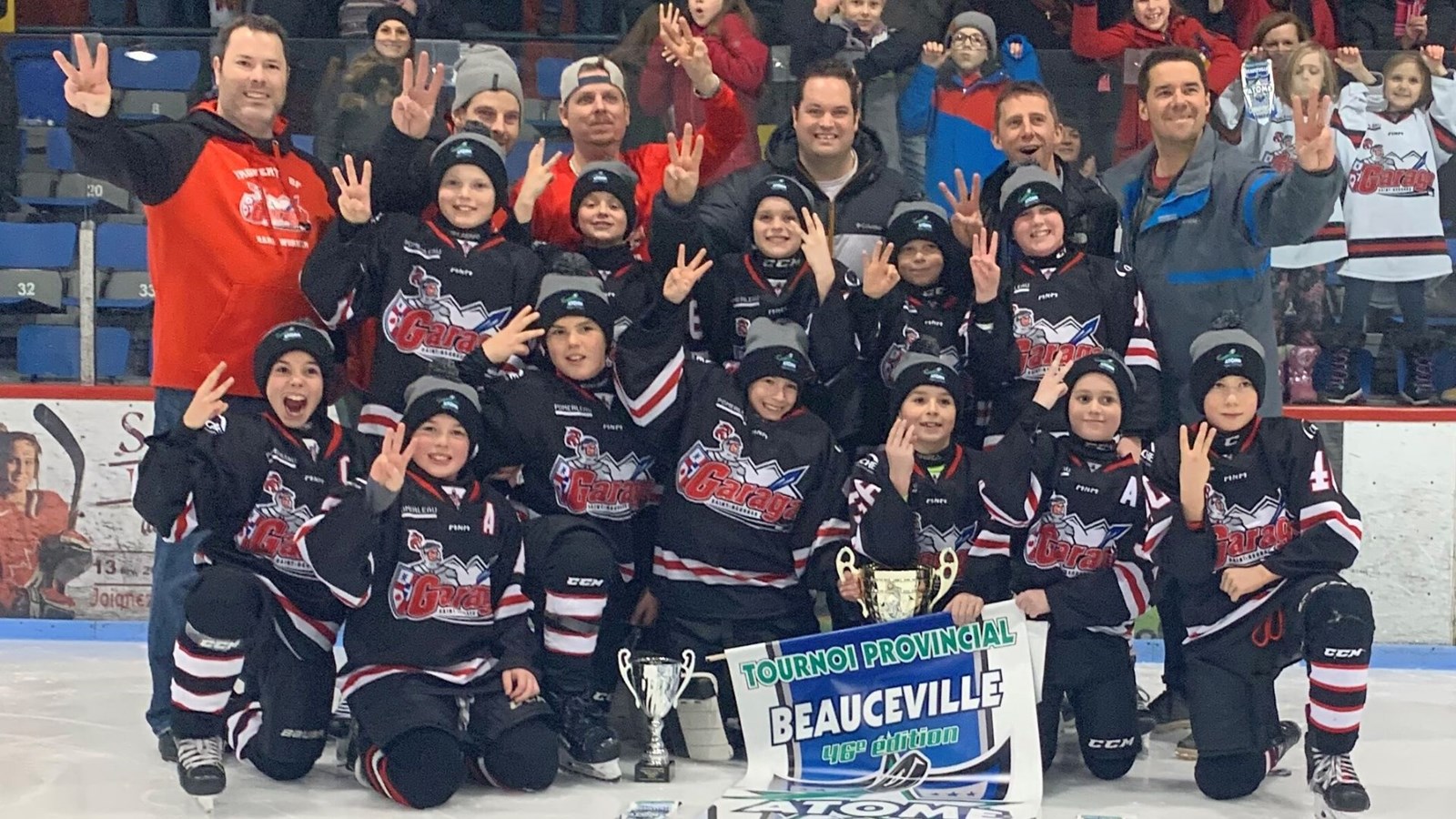 Deux équipes de la Beauce championnes au Tournoi Atome de Beauceville