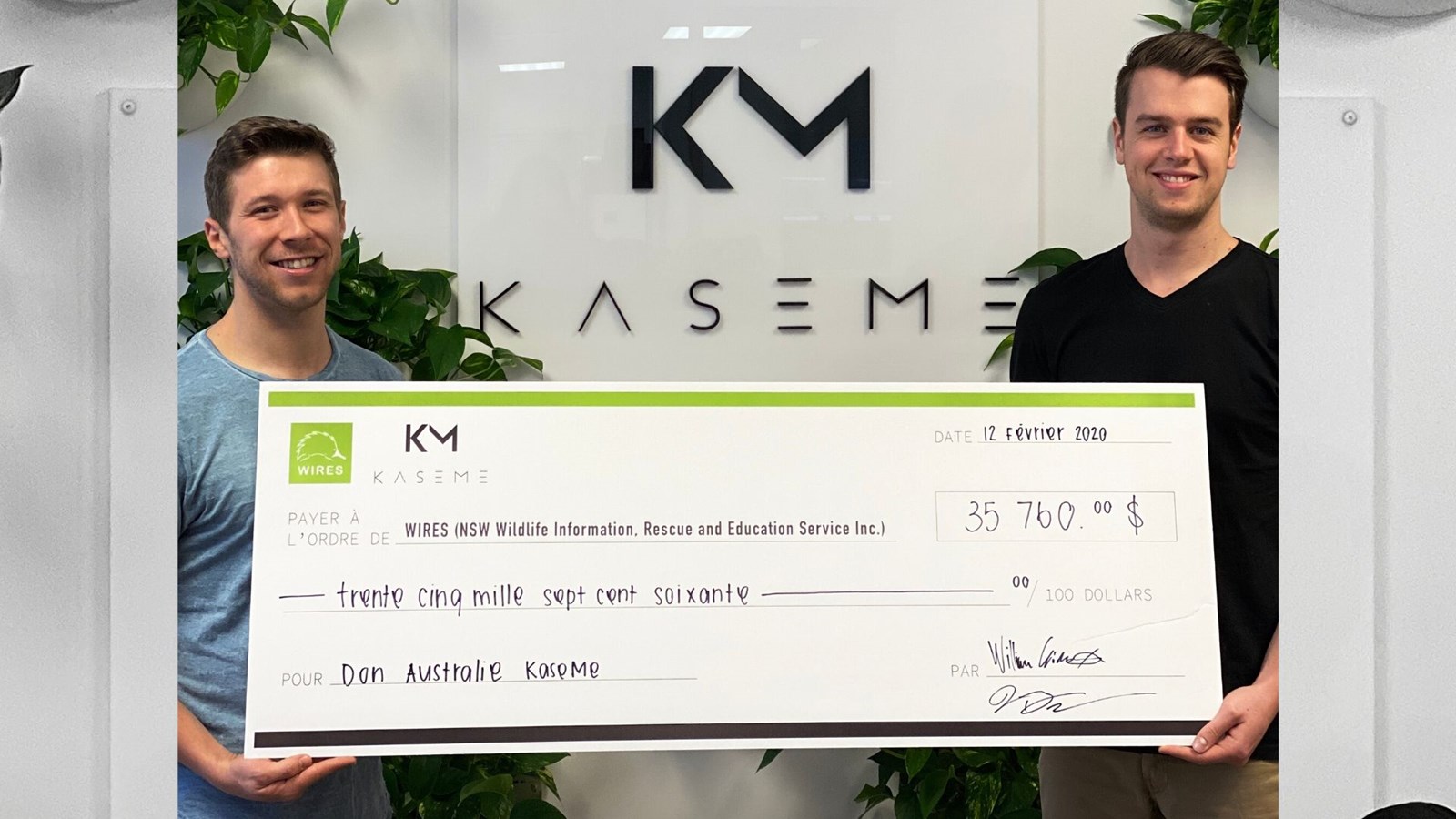 Don de 35 760$ pour venir en aide à la faune australienne