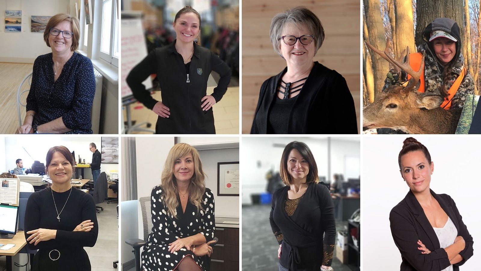 Portrait de huit Beauceronnes pour marquer le 8 mars