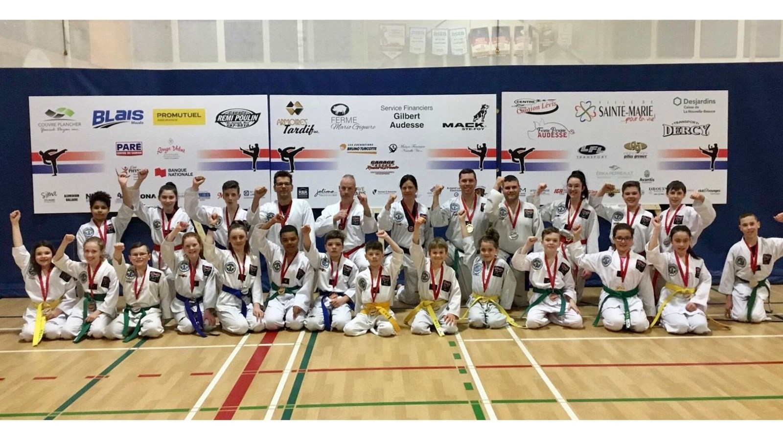 Le Club de Taekwondo de Sainte-Marie remporte 25 médailles 