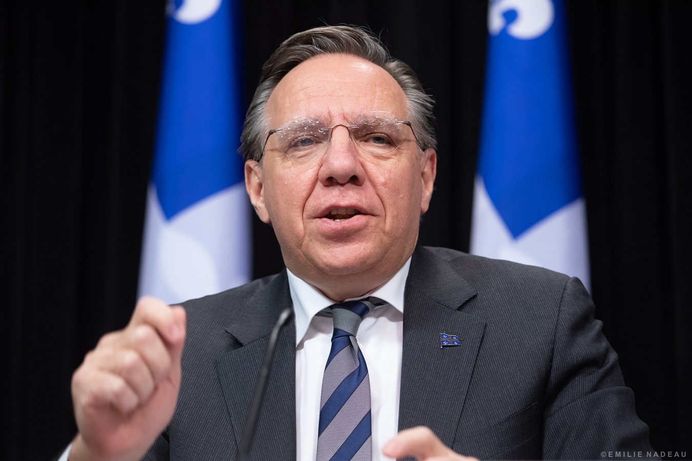 « Je n’accepte pas ça », dit François Legault, mécontent du nombre de tests de dépistage