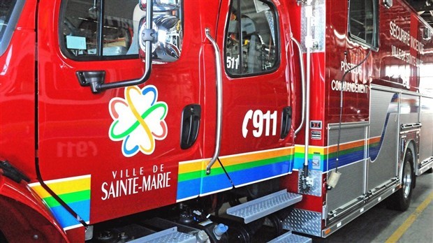 Un incendie dans un garage résidentiel à Sainte-Marie