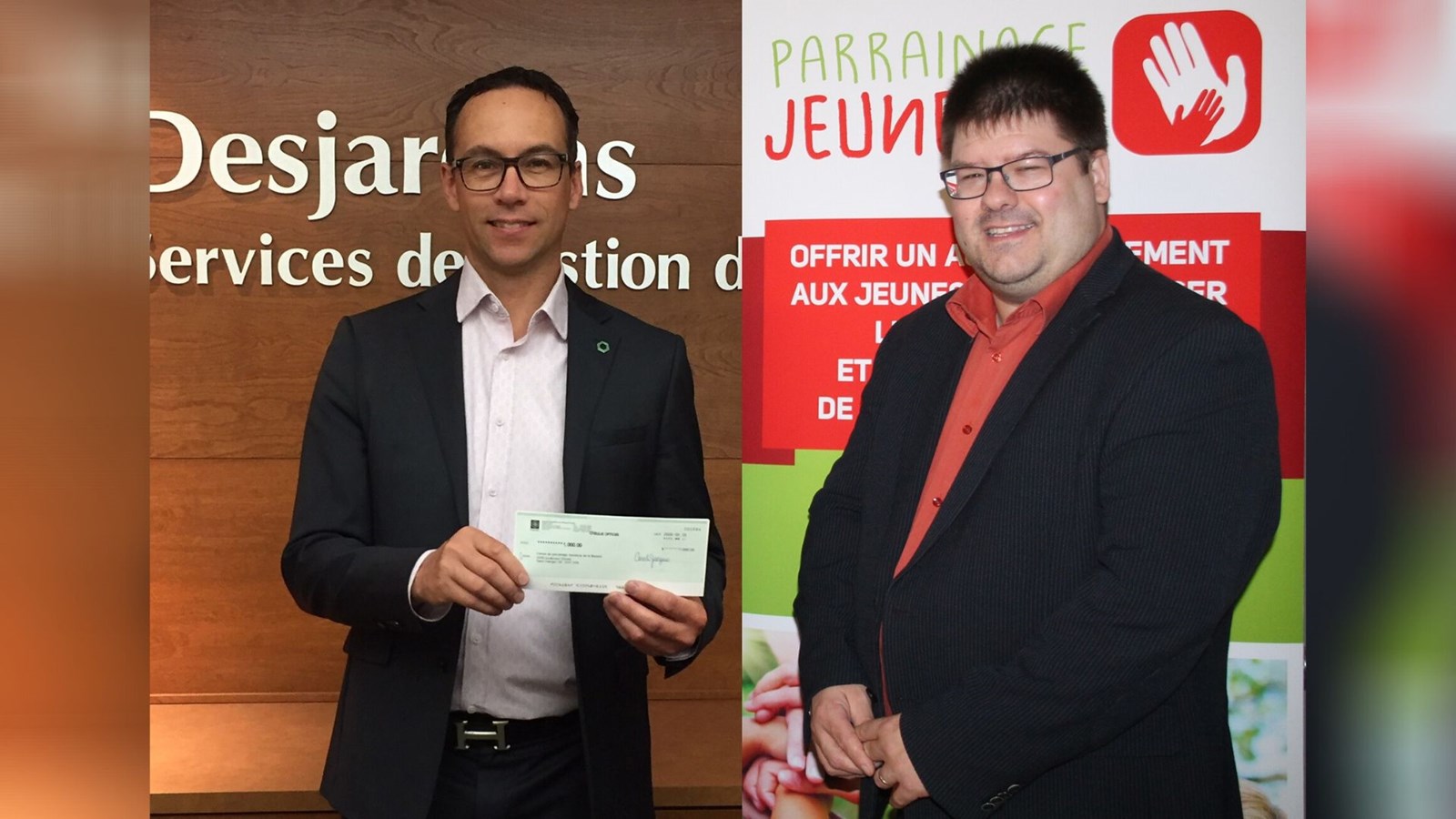 Le Service d'entraide Mamie-Soleil reçoit un don de 1000$