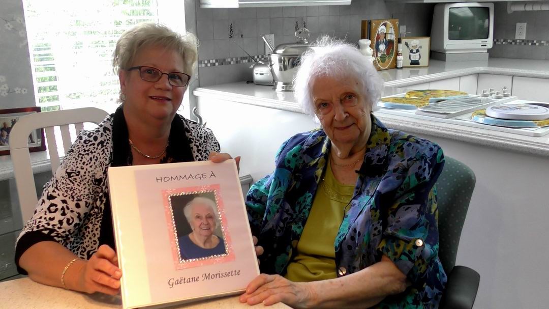 Normand DeLessard présente l'histoire de Mme Gaétanne Morissette