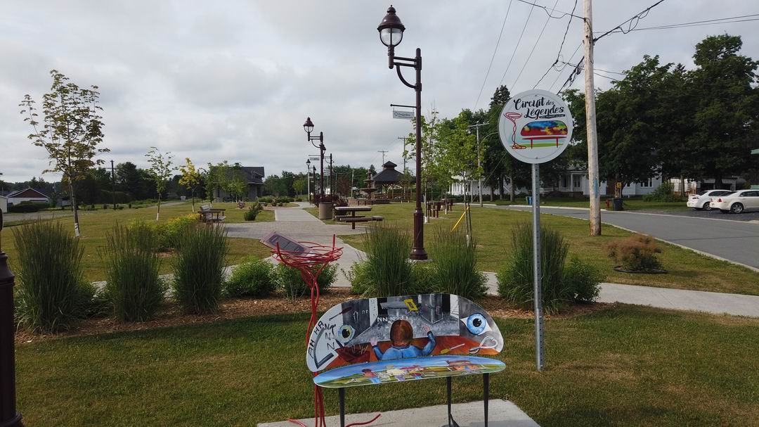 Normand DeLessard présente le Parc Placide-Poulin de Tring-Jonction