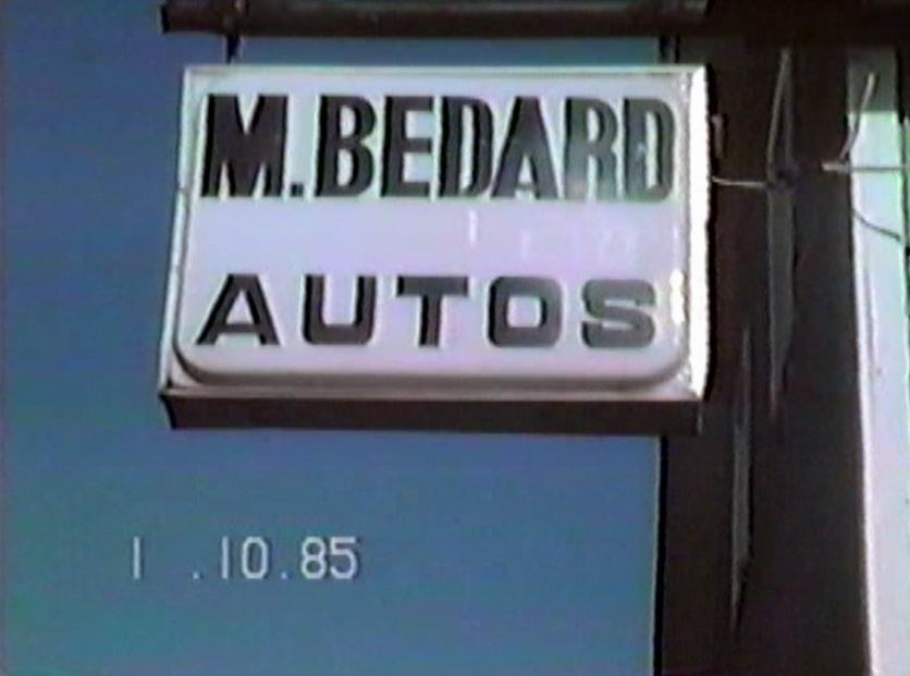 Normand DeLessard présente Souvenirs de M. Bédard Autos de Saint-Côme en 1985