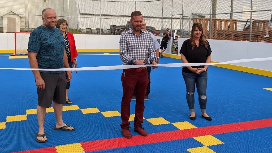 Le Centre Dekhockey à Sainte-Justine a été inauguré