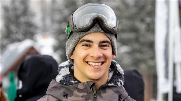 Éliot Grondin décroche l'argent en snowboard cross en Italie