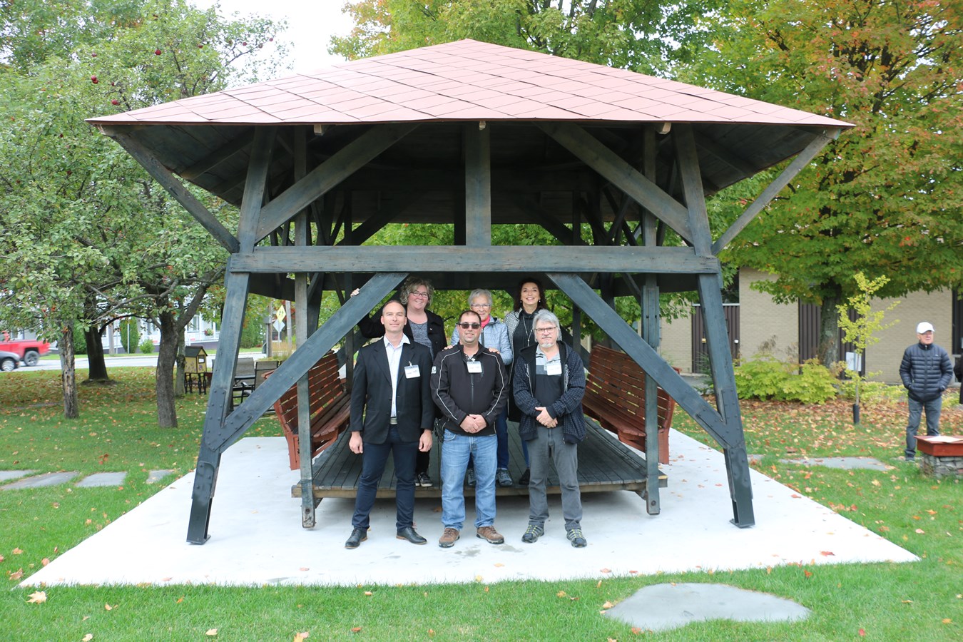 Inauguration de la balançoire des soeurs à Saint-Éphrem