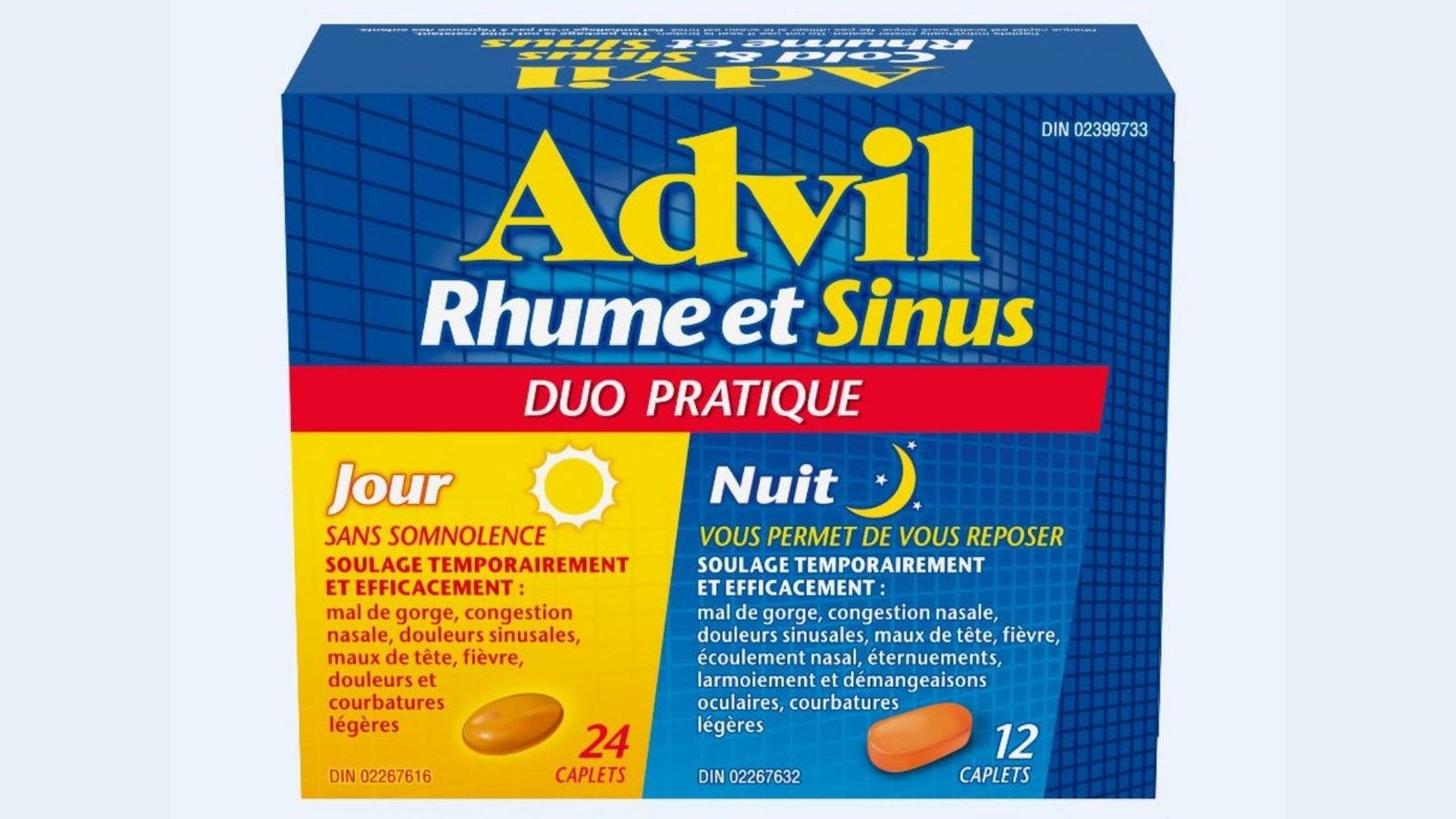 Rappel de lots d'Advil en raison d'une erreur d'étiquetage