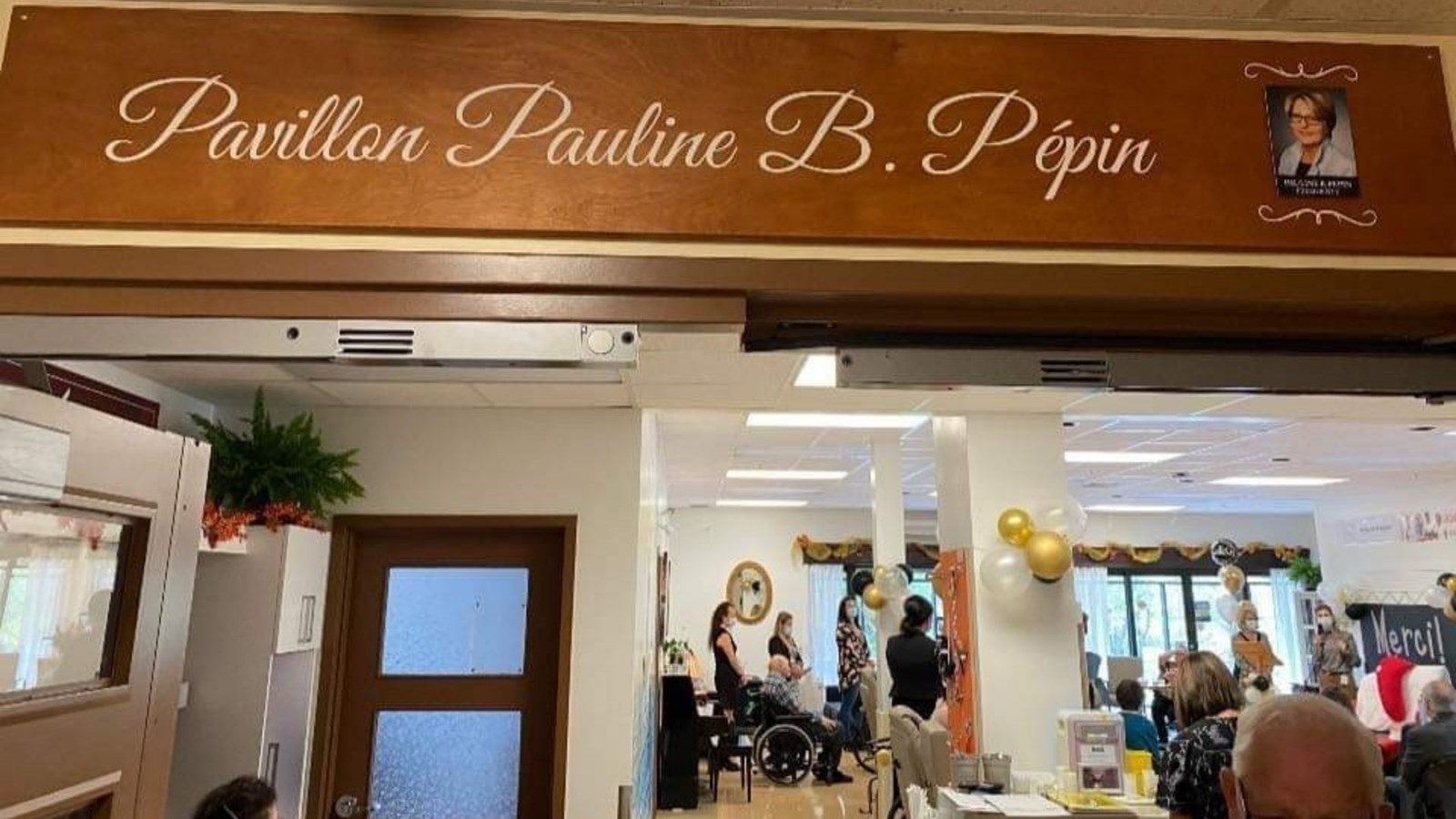 Un pavillon nommé en l’honneur de Pauline B. Pépin 