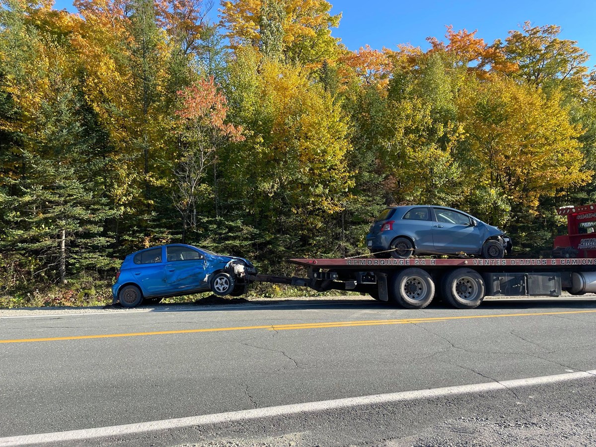 Deux blessés mineurs dans une collision à Sainte-Marie