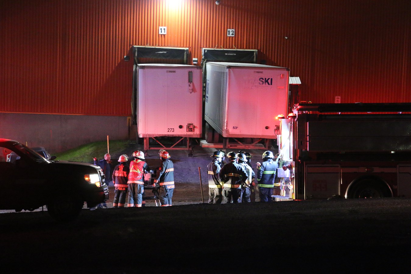 Fuite de gaz et incendie cette nuit en Beauce