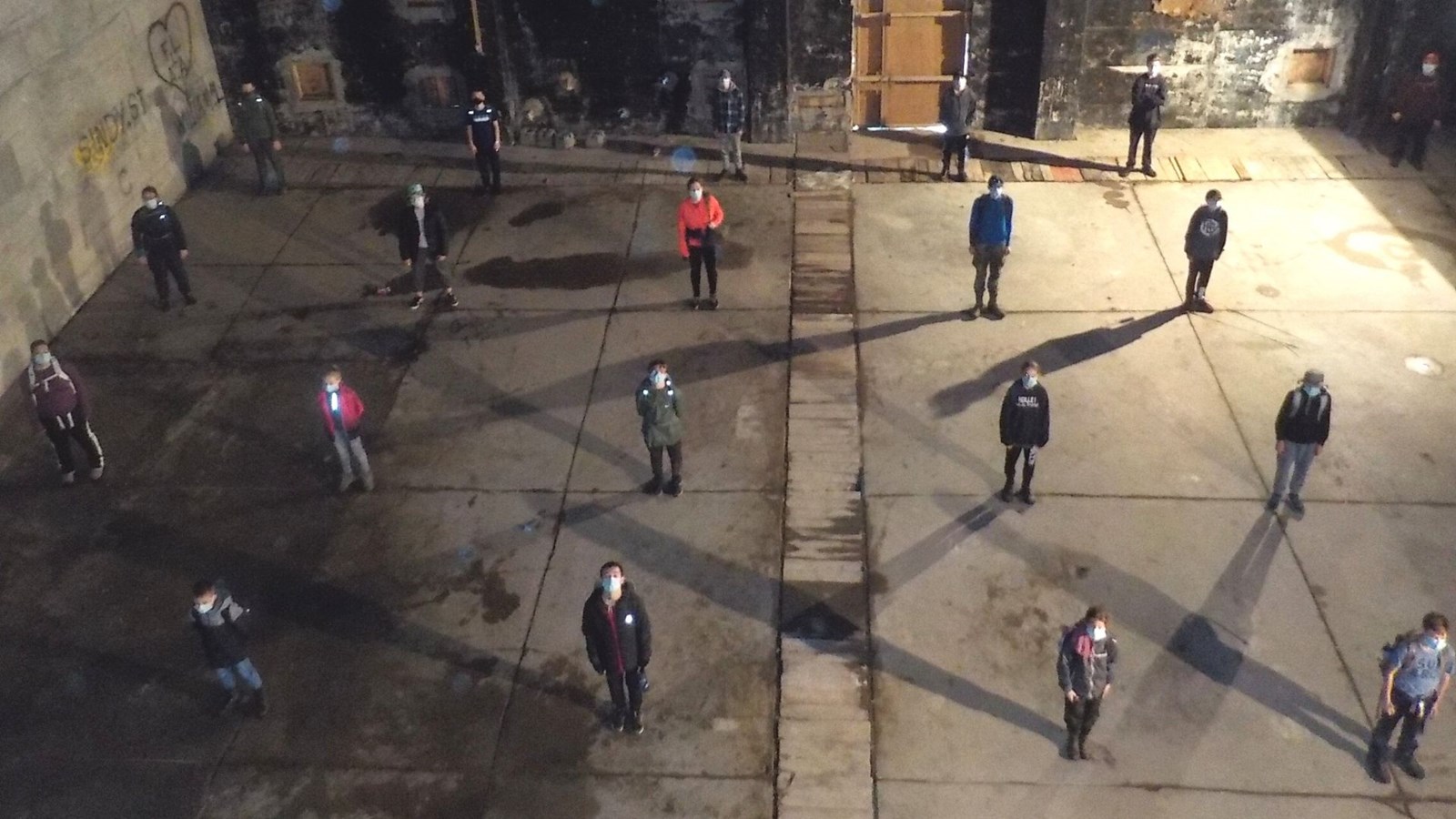 Les cadets en expédition au Domaine du Radar