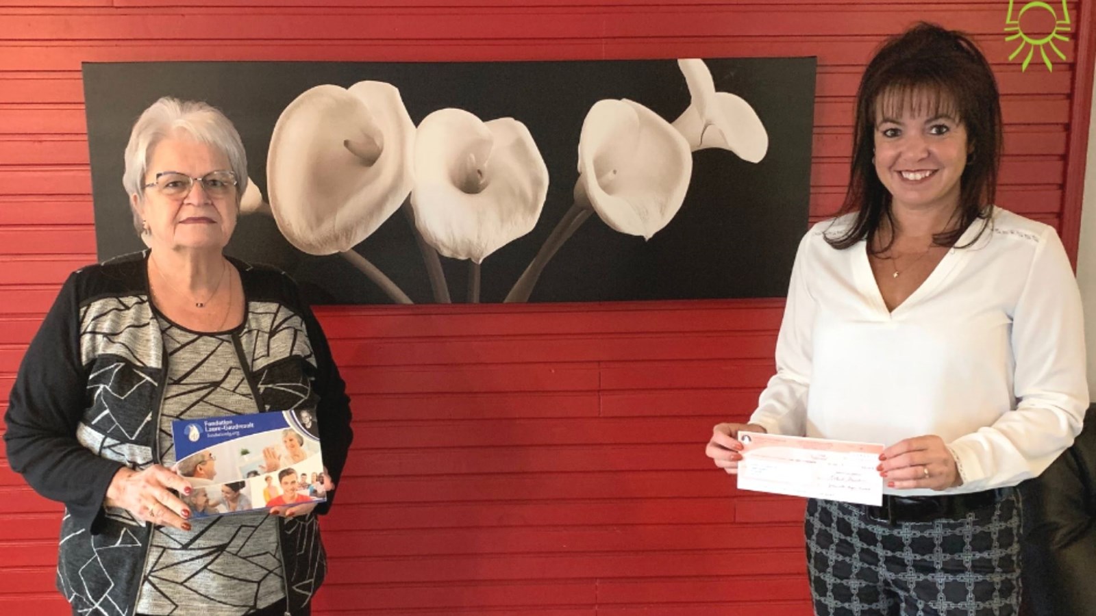 Fondation Laure-Gaudreault: don de 550 $ au Havre L'Éclaircie