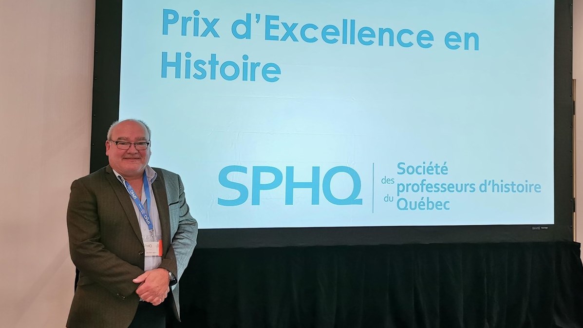 Jean-Pierre Lagueux récompensé pour sa carrière d'enseignant en histoire