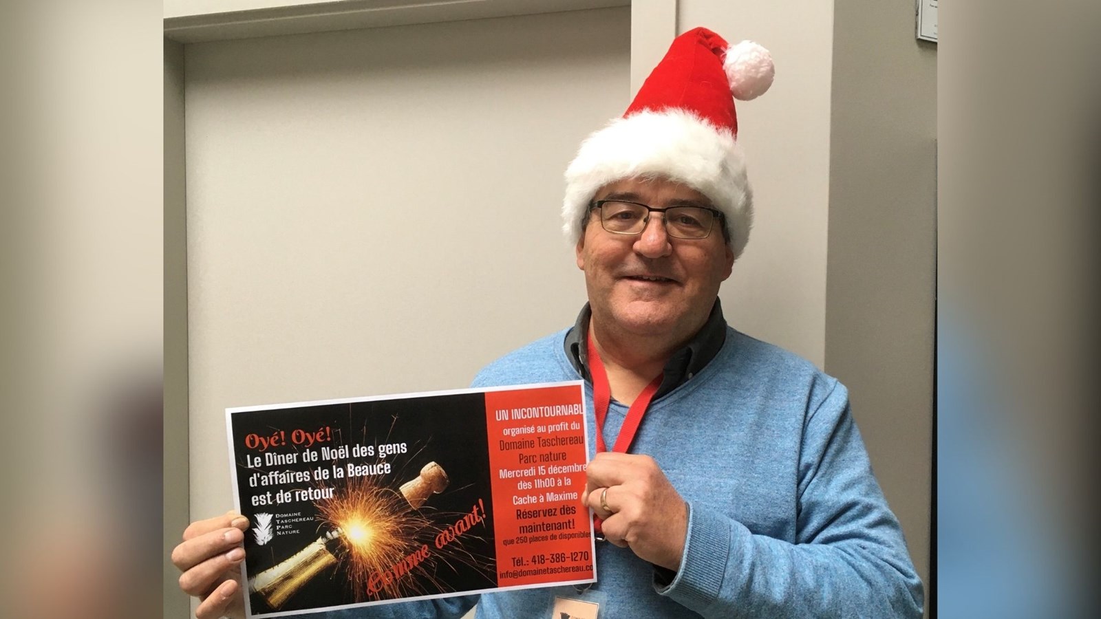 Le Domaine Taschereau tiendra son Dîner de Noël des gens d'affaires de la Beauce