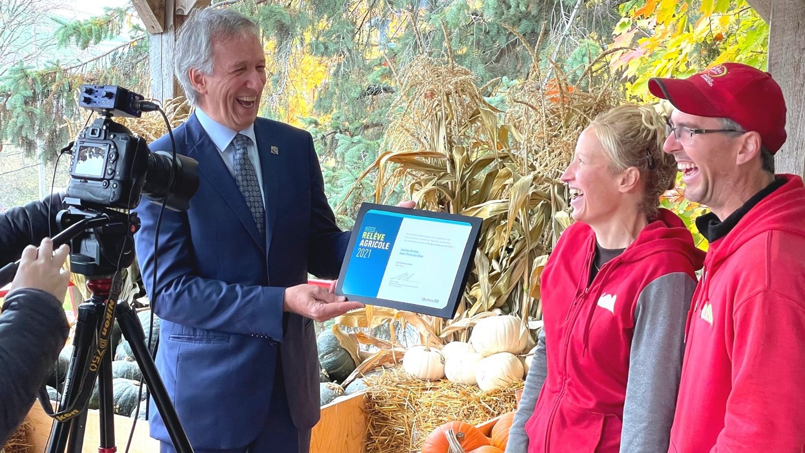 Le Prix de la relève agricole 2021 à des producteurs maraîchers de Sainte-Marie