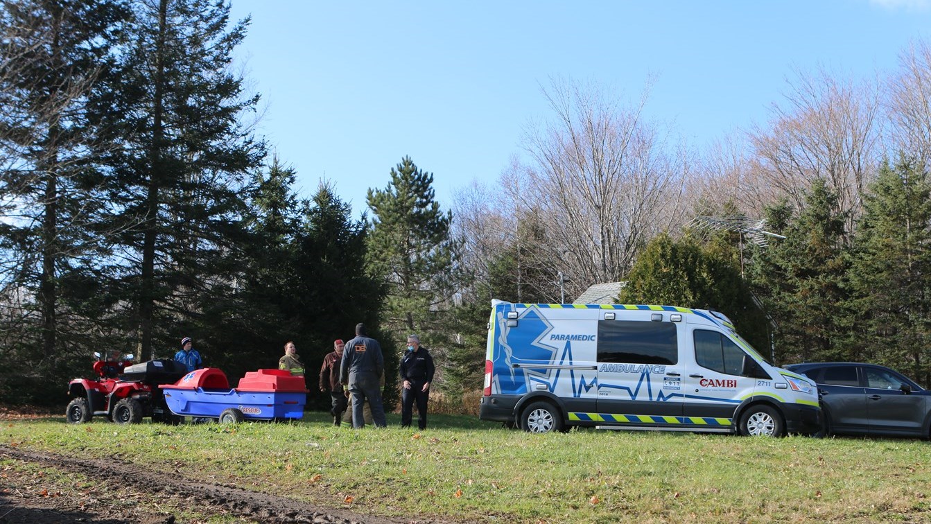 Un sauvetage en forêt à Saint-Odilon